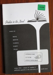 Studies in the Novel: Winter 2002 - Volume 34, Number 4
