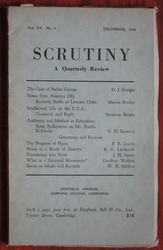 Scrutiny, A Quarterly Review: Vol. XV No 4 December, 1948
