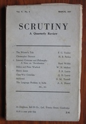 Scrutiny, A Quarterly Review: Vol. V No 4 March, 1937
