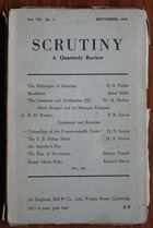 Scrutiny, A Quarterly Review: Vol. VII No 2 September, 1938
