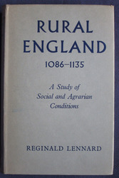 Rural England 1086-1135: A Study of Social and Agrarian Conditions
