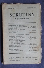 Scrutiny, A Quarterly Review: Vol. IX No 2 September, 1940
