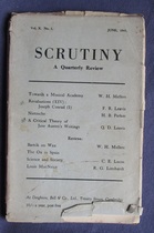 Scrutiny, A Quarterly Review: Vol. X No 1 June, 1941
