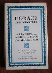 Horace the Minstrel: A Practical and Aesthetic Study of his Aeolic Verse
