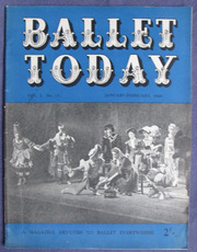 Ballet Today: A Magazine Devoted to Ballet Everywhere Volume 2 Number 15 January-February 1949
