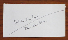 Autograph of Pearl Mary Teresa Craigie / John Oliver Hobbes
