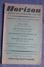 Horizon: A Review of Literature and Art Vol. VI, No. 34, October 1942
