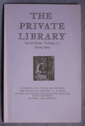 The Private Library, Second Series - Volume 7:1 - Spring 1974
