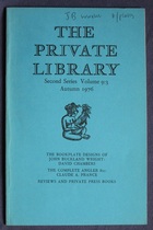 The Private Library, Second Series - Volume 9:3 - Autumn 1976
