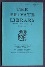 The Private Library, Second Series - Volume 9:3 - Autumn 1976
