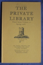 The Private Library, Third Series - Volume 1:1 - Spring 1978
