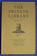 The Private Library, Third Series - Volume 1:1 - Spring 1978
