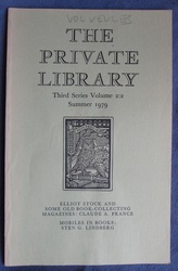 The Private Library, Third Series - Volume 2:2 - Summer 1979
