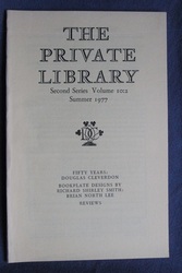 The Private Library, Second Series - Volume 10:2 - Summer 1977
