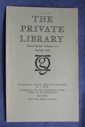The Private Library, Second Series - Volume 2:1 - Spring 1979
