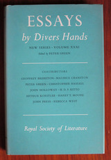 Essays By Divers Hands: being the transactions of the Royal Society of Literature New Series Volume XXXI
