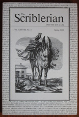 The Scriblerian and the Kit-Cats Vol. XXXVIII, No. 2, Spring 2006
