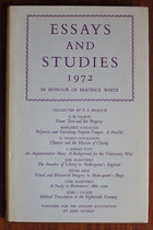 Essays and Studies 1972, In Honour of Beatrice White, Being Volume Twenty Five of the New Series of Essays and Studies Collected for the English Association
