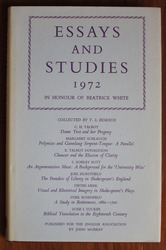 Essays and Studies 1972, In Honour of Beatrice White, Being Volume Twenty Five of the New Series of Essays and Studies Collected for the English Association
