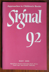 Signal 92 Approaches to Children's Books May 2000
