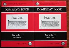 Domesday Book Yorkshire Part One and Part Two (two volumes)
