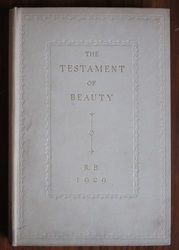 The Testament of Beauty: A Poem in Four Books
