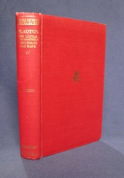 Plautus in Five Volumes: Volume IV - The Little Carthaginian, Pseudolus, The Rope
