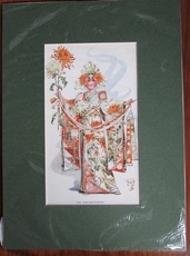 Flower Fairies - The Chrysanthemum - vintage print

