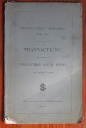 Brontë Society Transactions Part XXVII 1917

