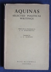 Aquinas: Selected Political Writings
