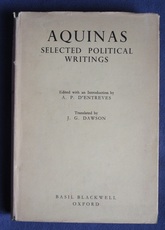 Aquinas: Selected Political Writings
