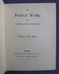 The Idylls of the King volumes I, II, III and IV
