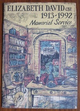 Memorial Service for Elizabeth David CBE 1913-1992
