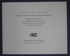 Prospectus for Ravilious at War: The Complete Work of Eric Ravilious, September 1939-1942
