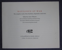 Prospectus for Ravilious at War: The Complete Work of Eric Ravilious, September 1939-1942
