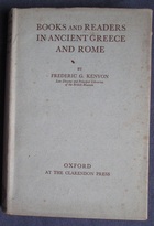 Books and Readers in Ancient Greece and Rome