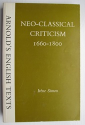 Neo-Classical Criticism 1660-1800
