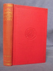 Selections from the Attic Orrators Antiphon, Andocides, Lysias, Isocrates, Isaeus

