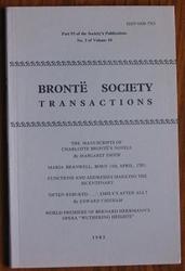 Brontë Society Transactions 1983 Part 93 No 3 Volume 18
