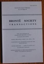 Brontë Society Transactions 1983 Part 93 No 3 Volume 18
