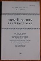 Brontë Society Transactions 1982 Part 92 No 2 Volume 18
