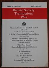 Brontë Society Transactions 1995 Volume 21, Parts 5
