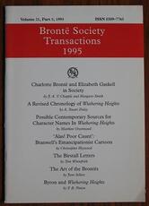 Brontë Society Transactions 1995 Volume 21, Parts 5
