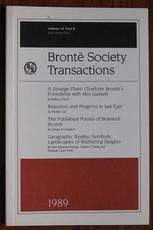 Brontë Society Transactions 1989 Part 8 Volume 19

