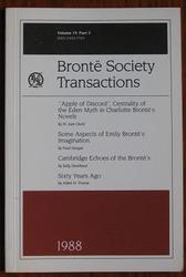 Brontë Society Transactions 1988 Part 5 Volume 19
