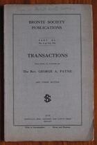 Brontë Society Transactions 1930 Part XL No 5 Volume VII
