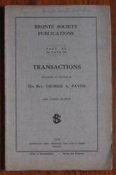 Brontë Society Transactions 1930 Part XL No 5 Volume VII
