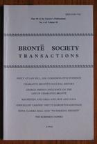 Brontë Society Transactions 1984 Part 94 Number 4 Volume 18
