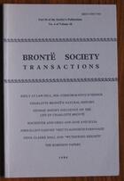 Brontë Society Transactions 1984 Part 94 Number 4 Volume 18
