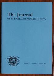 The Journal of the William Morris Society Volume XI Number 1 Autumn 1994 Education Special Issue
